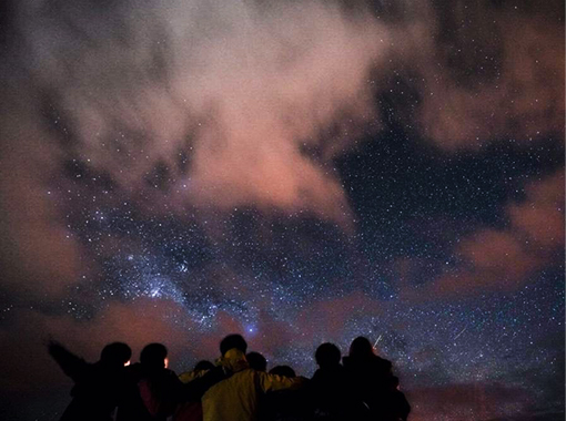 ずっと眺めていられる綺麗な星空